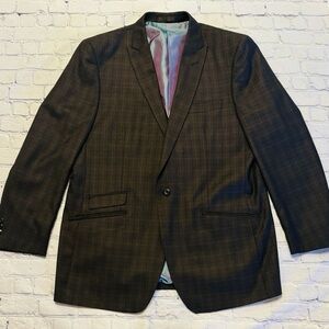 Vitali Classic Brown Men's Egglant Blazer